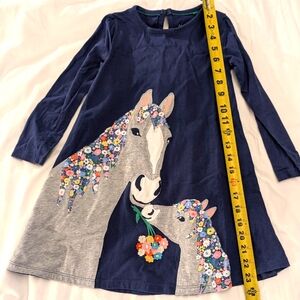 Mini Boden girls horse dress